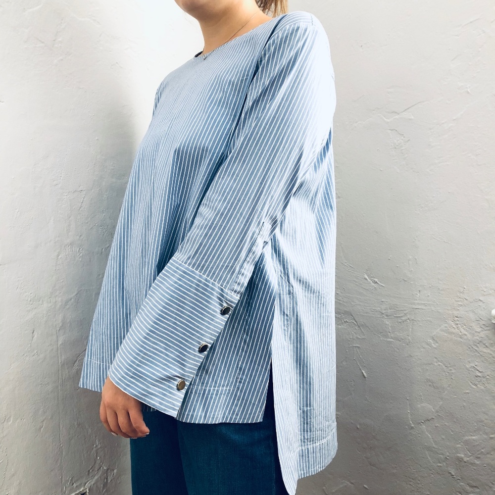 Zara Pinstripe Top